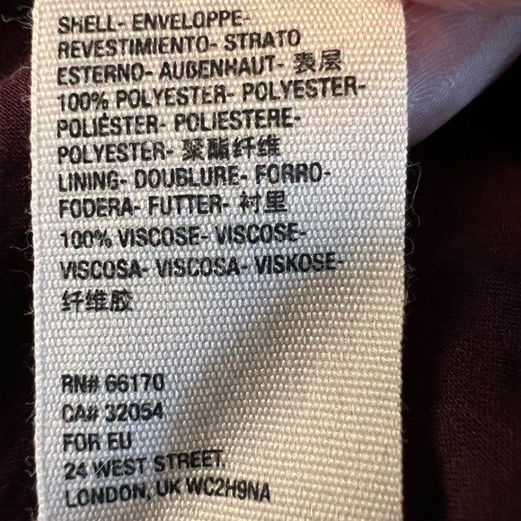 Free People Deep Purple Midi Dress Size Medium V-neck - Picture 6 of 8